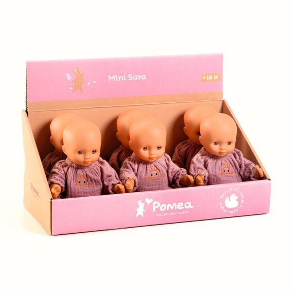 Djeco Játékbaba Mini, 20 cm - Sara