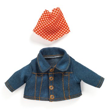   Játékbaba kiegészítő, babaruha - Kék dzseki - Outfit Blue jacket