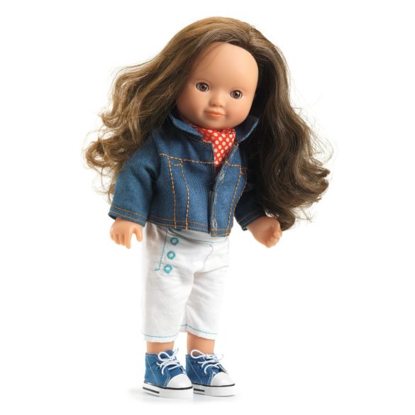 Djeco Játékbaba kiegészítő, babaruha - Kék dzseki - Outfit Blue jacket