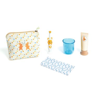   Játékbaba kiegészítő, tisztálkodás - Fogmosás - Toothbrush set