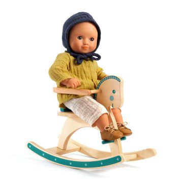   Játékbaba kiegészítő, bababútor - Baba hintalova - Rocking horse