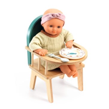 Babaetetés - Etetőszék játékbabáknak - Baby chair
