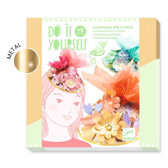 Djeco Csináld magad! - Pompás fejdíszeim - Fascinators Djeco Csináld magad! - Pompás fejdíszeim - Fascinators