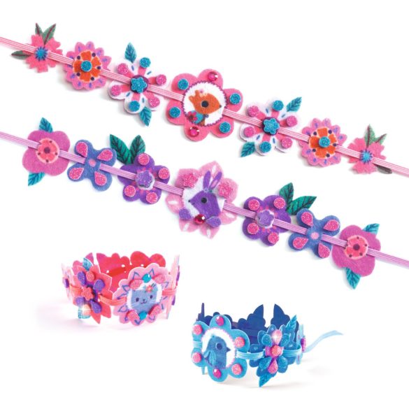 Djeco Csináld magad! - Csillogó kartkötők - Best friends