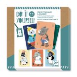 Djeco Készítsd magad! - Családgyűjtő kártyajáték - Creature chic - FSC MIX