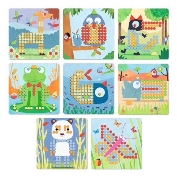 Pötyi mozaik - Vadállatok - Mosaico Rigolo