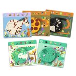 Djeco Fejlesztő játék, megfigyelés - Keress és pörgess, Szavanna - Eduludo Obs Savana