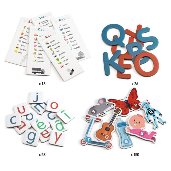 Fejlesztő játék - Csak Francia nyelvre - Grand coffret Lettres