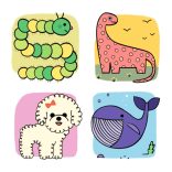 Djeco Rajzolás lépésről lépésre - Mintázat - Eduludo Step by Step Lama and Co