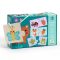 Párosító puzzle - Színpárosító, 24 db-os - Colours