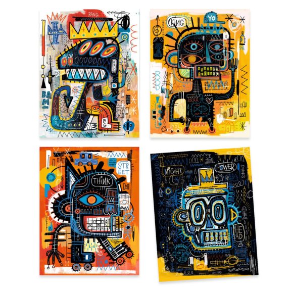 Djeco Művészeti műhely - Brooklyn - Inspired by Jean-Michel BASQUIAT