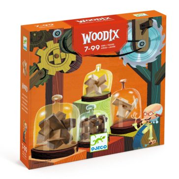 Logikai játék - Fa ördöglakatok - Woodix