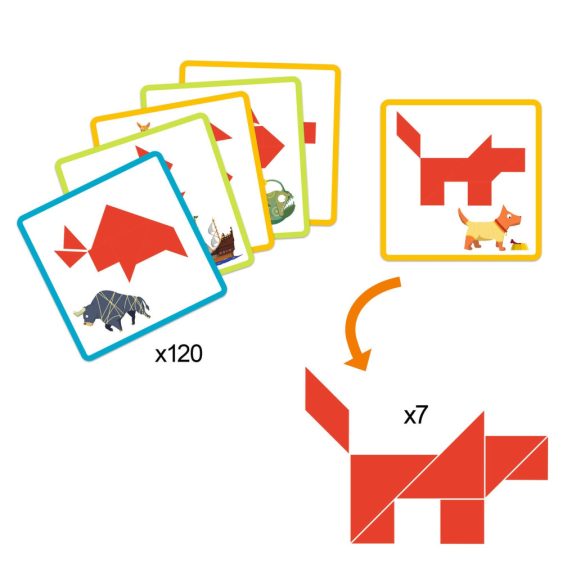 Logikai játék - Tangram Logikai játék - Tangram