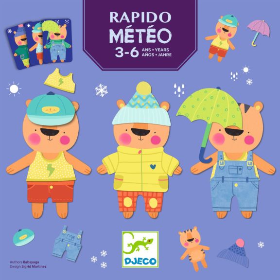 Társasjáték - Öltözz Teó!  - Rapido Meteo
