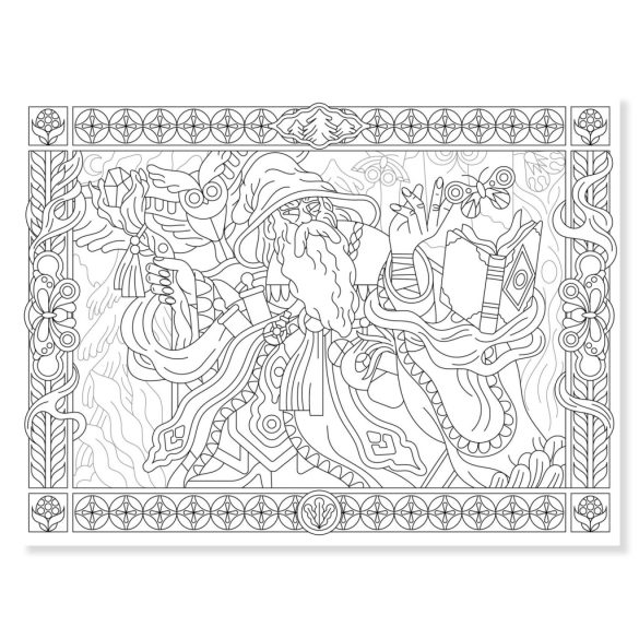 Djeco Művészeti műhely - Hősies színezők mappa - Heroic