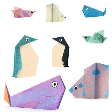Origami - Sarkkör állatai - Polar animals 