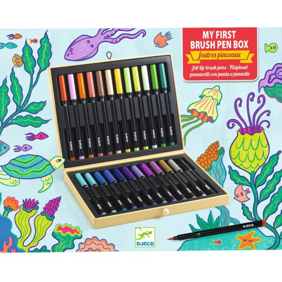 Ecsetfilc készlet - Első festő filcek 24 db - First brush pens box Ecsetfilc készlet - Első festő filcek 24 db - First brush pens box