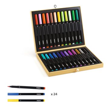   Ecsetfilc készlet - Első festő filcek 24 db - First brush pens box