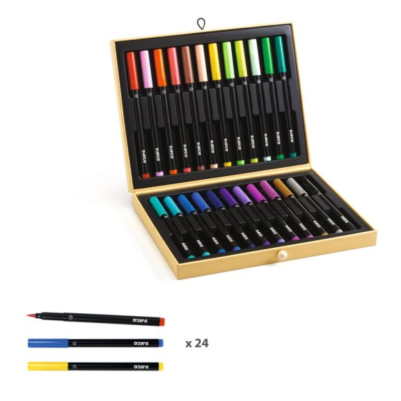 Ecsetfilc készlet - Első festő filcek 24 db - First brush pens box Ecsetfilc készlet - Első festő filcek 24 db - First brush pens box