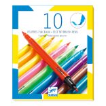 Djeco Ecsetfilc készlet - 10 ragyogó szín - Pop colors