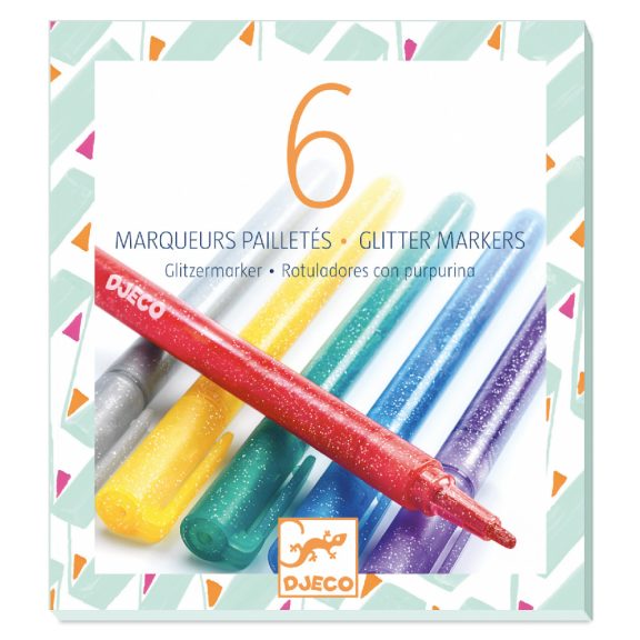 6 csillámtoll - 6 glitter markers 6 csillámtoll - 6 glitter markers