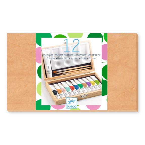 Művészeti műhely - Festő készlet - 12 Gouaches - Artist’s box Művészeti műhely - Festő készlet - 12 Gouaches - Artist’s box