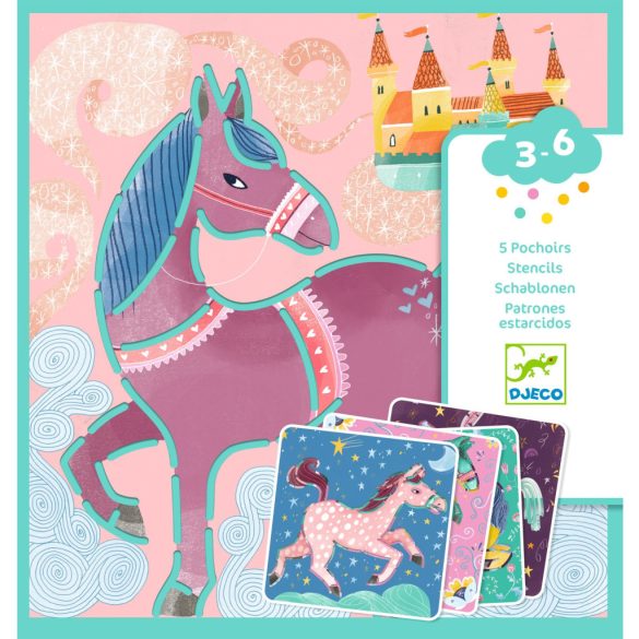 Djeco Rajzsablonok - Lovak - Horses