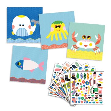   Matricázó képkészítés - Tengeri lények - Sea creatures