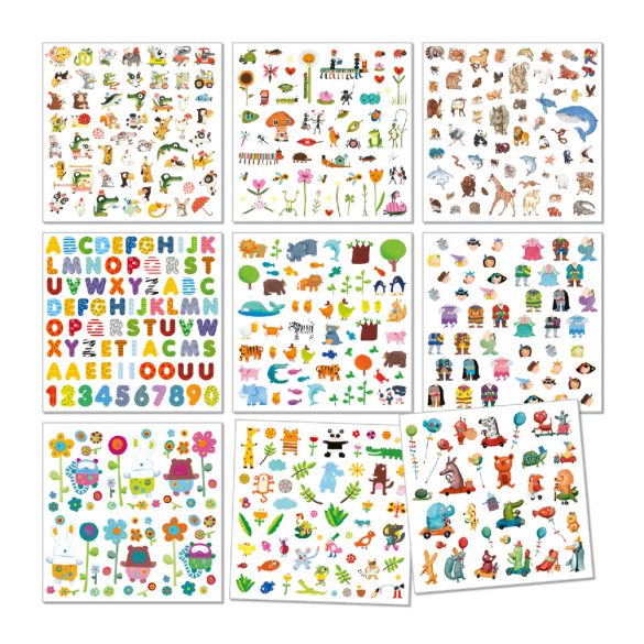 Djeco Matricák - 1000 matrica - 1000 stickers for little ones