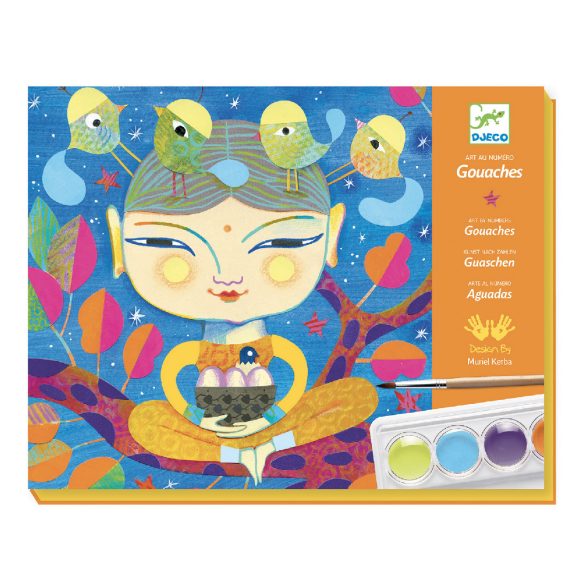 Djeco Művészeti műhely, festés - Indiai hangulat - India