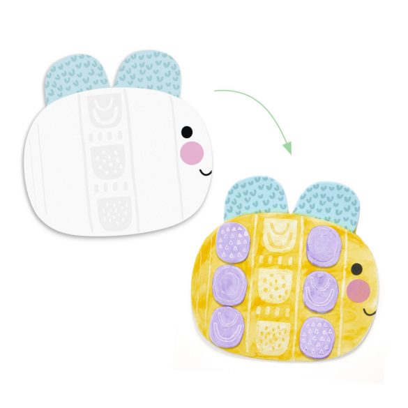 Djeco Ujjfestő készlet - Kicsi formák - Magic finger painting, Small forms