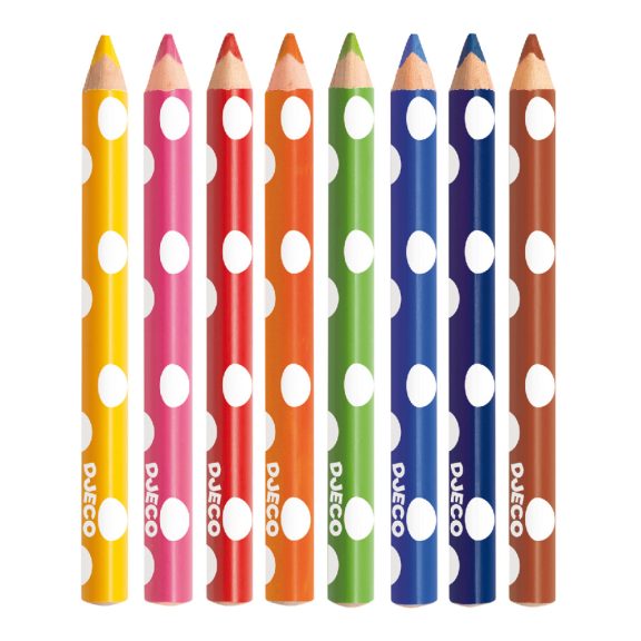 Színesceruza készlet piciknek - 8 szín - 8 colouring pencils for little ones Színesceruza készlet piciknek - 8 szín - 8 colouring pencils for little ones