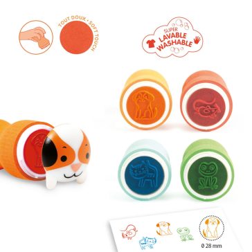  Bélyegzők kicsiknek - Kerti állatok - Stamps fort littles ones - Garden animals