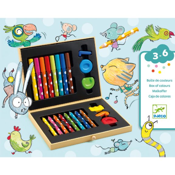 Kicsik színes készlete - Box of colours for toddlers Kicsik színes készlete - Box of colours for toddlers