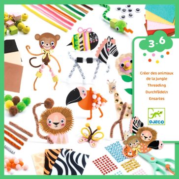   Kreatív készlet - Vadon élő állatok - Jungle Animal Creation Box