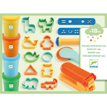   Gyurmaformázó készlet - Minden a gyurmázás kezdéséhez, 4 szín + 21 eszköz - Everything you need to start