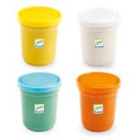 Djeco Gyurma - Pillegyurma, 4 csillámos szín - 4 pots of glittery play dough