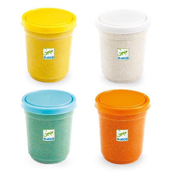 Gyurma - Pillegyurma, 4 csillámos szín - 4 pots of glittery play dough Gyurma - Pillegyurma, 4 csillámos szín - 4 pots of glittery play dough