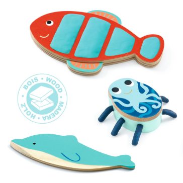   Gyurmaformázó készlet - Tengeri teremtményeim - Myseacreatures