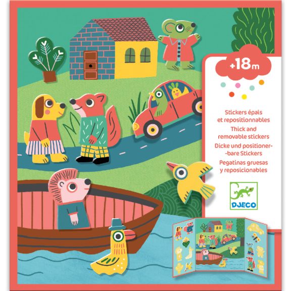 Matricás foglalkoztató - Állatokkal - Animals Matricás foglalkoztató - Állatokkal - Animals