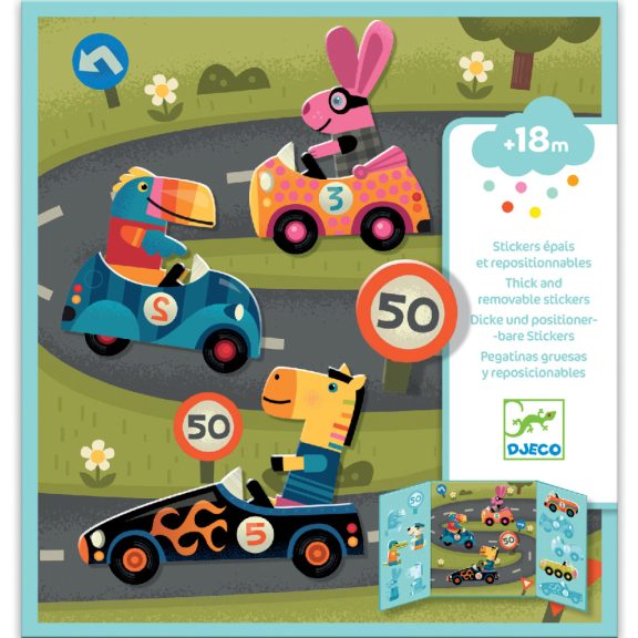 Matricás foglalkoztató - Autókázás - Cars Matricás foglalkoztató - Autókázás - Cars