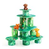 Djeco Toronyépítő játék - Dzsungel játszótér - TopaniTube