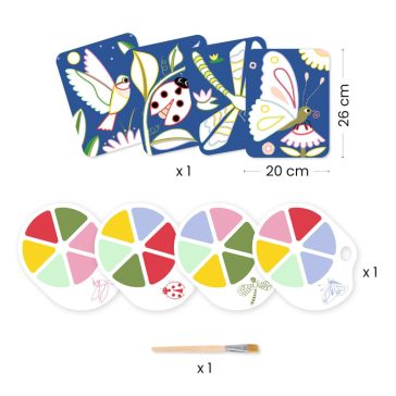   Palettafestés - Röpködők - Palette painting - Creepy crawlies