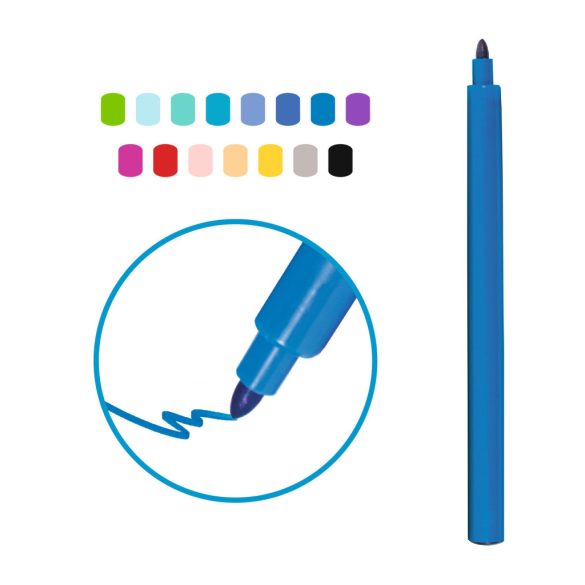 Djeco Filctoll készlet - Harmónia, 15 színű - Pacific