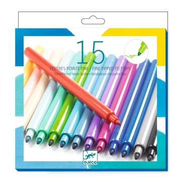 Filctoll készlet - Harmónia, 15 színű - Pacific