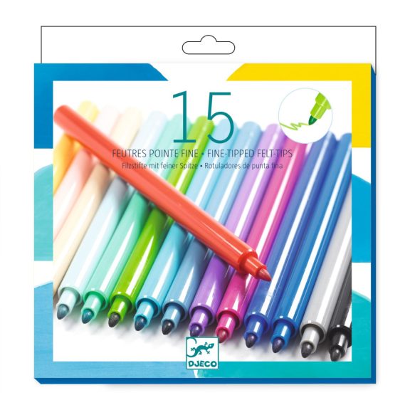 Filctoll készlet - Harmónia, 15 színű - Pacific