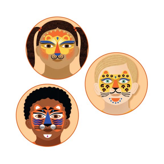 Djeco Arcfestés, díszítés - Nagymacskák - Panthera