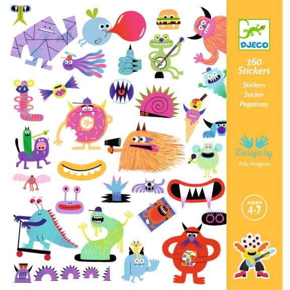 Matricák - Bájos szörnyikék - Monsters Matricák - Bájos szörnyikék - Monsters