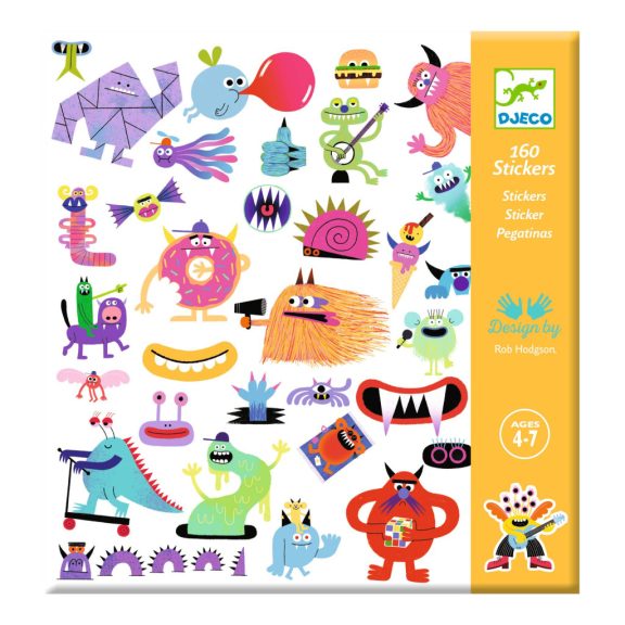 Matricák - Bájos szörnyikék - Monsters Matricák - Bájos szörnyikék - Monsters