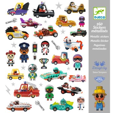   Djeco Matricák - A CRAZY MOTORS világa - The world of CRAZY MOTORS
